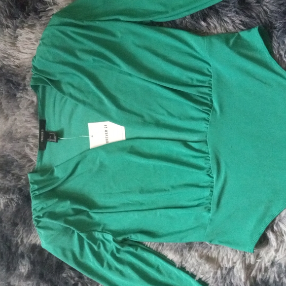 NWT Green Bodysuit Forever 21 size small - Picture 4 of 11